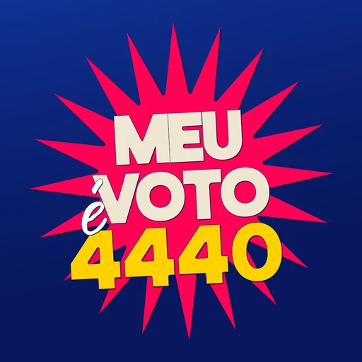 Figurinha: Meu voto é 4440